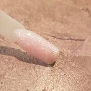 Blush Glitter Arylic and Dip Powder .25g jar